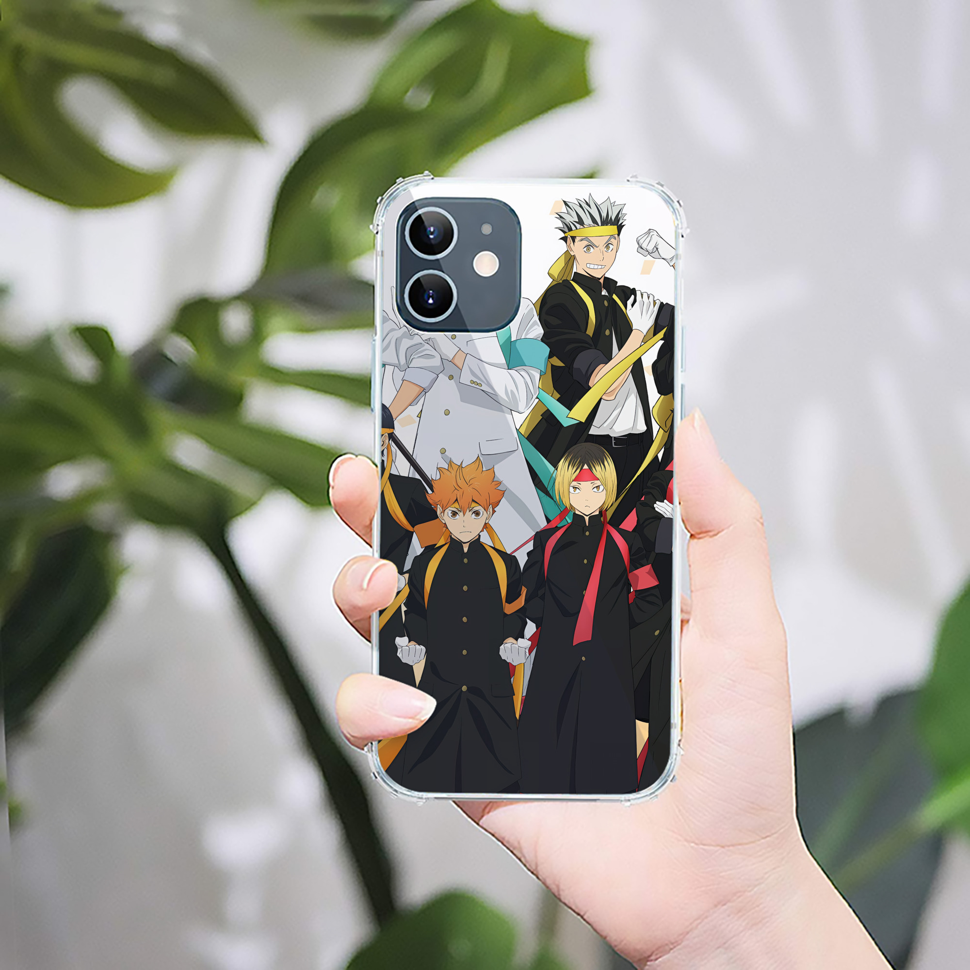 （画像用） ハイキュー!! Haikyu!! 【iPhone 12シリーズ対応】透明スマホケース（クリアソフトケース）
